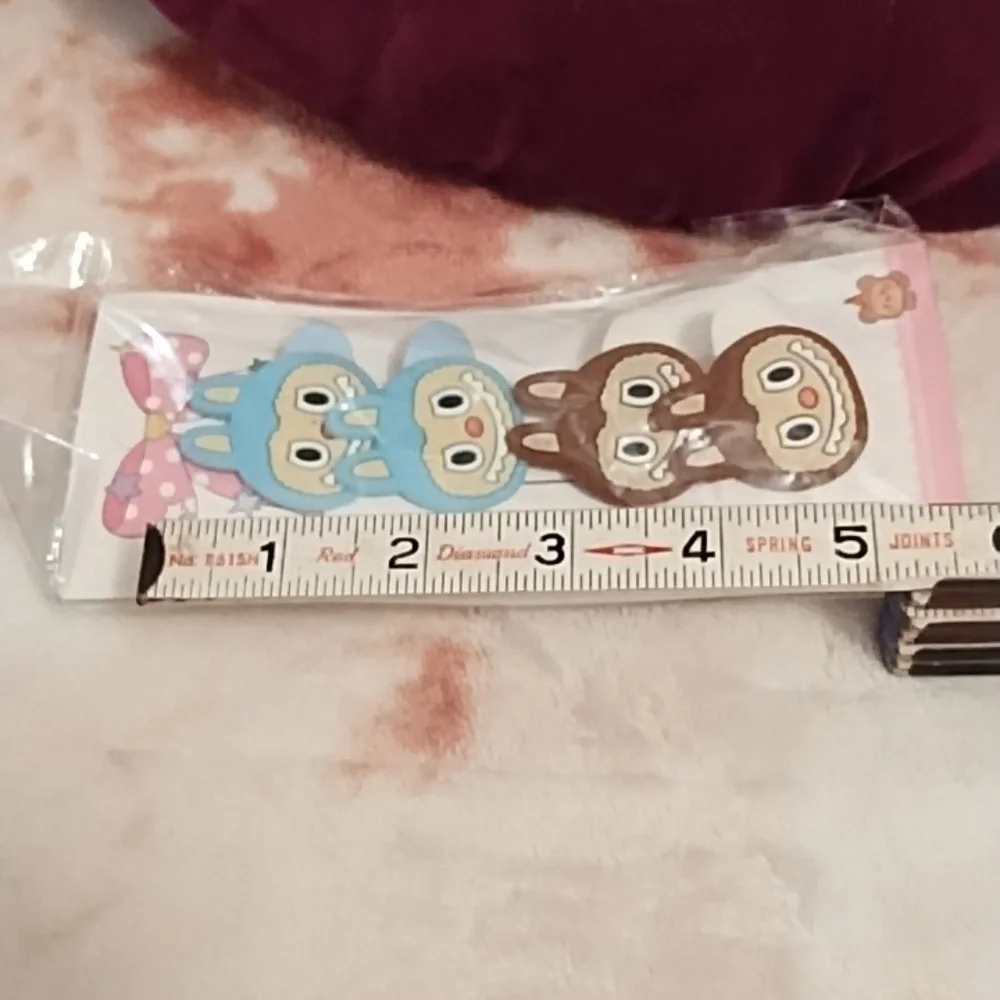 LaBuBu Face Hair Clips NWT